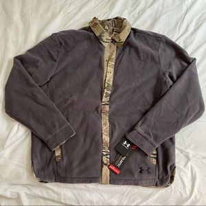 UA Polartec Reversible Button Fleece Jacket Camo
